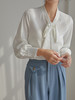 Im Presionismo 蝴蝶结系带衬衫（预售） 商品缩略图6