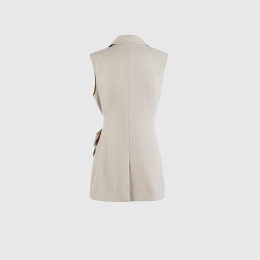 侧系带西服领马甲 商品图3