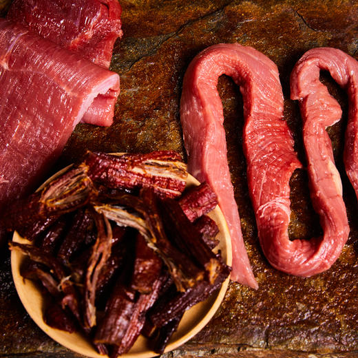 内蒙特产 犁捌苑碳烤原味牛肉干500克/1000克包邮 商品图5