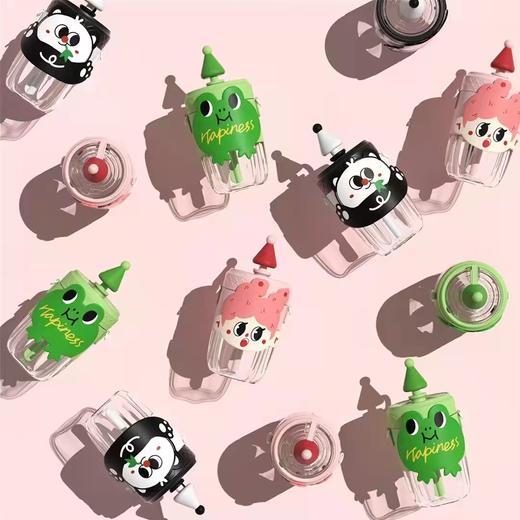 2022小掌萌野比兔元气吸管杯400ml XHR 商品图6