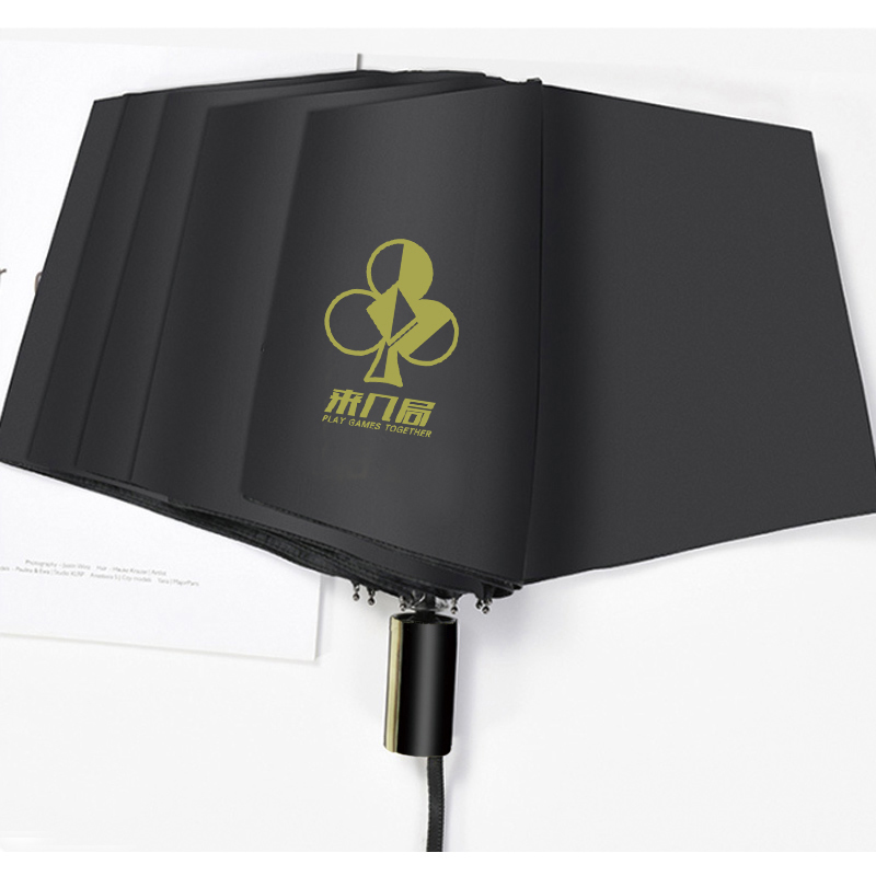 来几局定制【黑色】三折叠便携小巧太阳伞 黑色