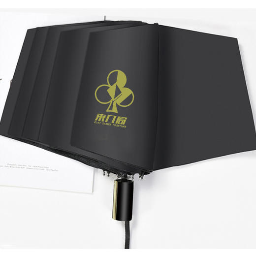 来几局定制【黑色】三折叠便携小巧太阳伞 黑色 商品图0