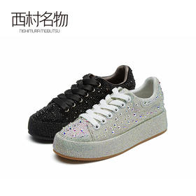 西村名物2021春季新款满钻百搭休闲鞋X21AM11521
