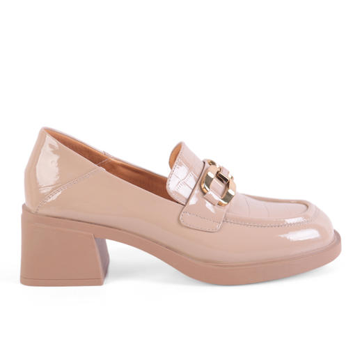 弗洛丹尼2022圆头超轻中跟时尚女鞋 D225548 商品图4