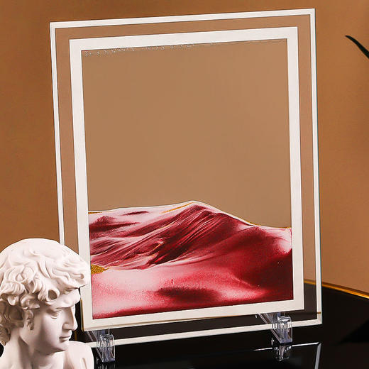 创意流沙画沙漏摆件液体解压艺术生日礼物男女生桌面装饰品 商品图5