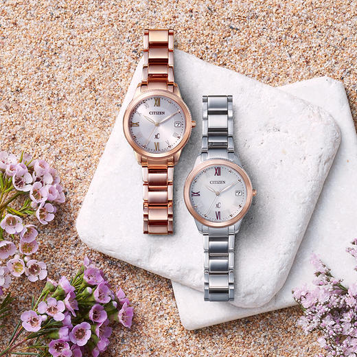 西铁城（CITIZEN）光动能女表不锈钢镀粉金色女款EO1232-56W 商品图7