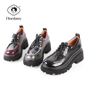 弗洛丹尼2022方头超轻厚底时尚女鞋 D225675