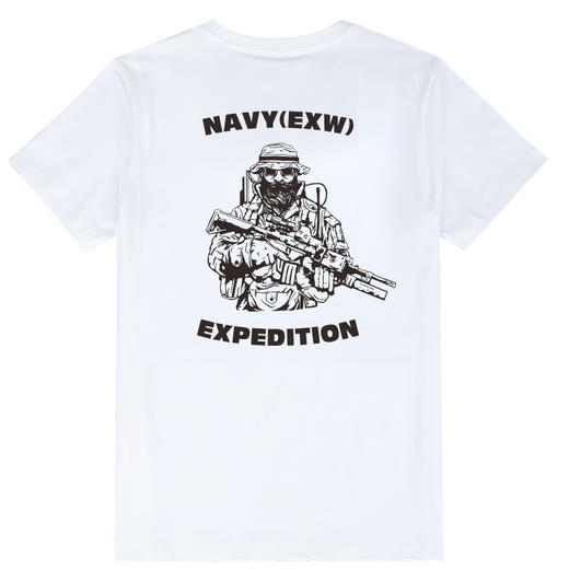 自由基地军风休闲户外短袖T恤城市装备潮流印花简约个性青年打底 NMT-1797 商品图3