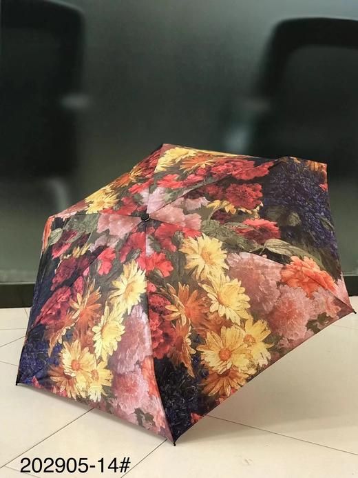 优品堂《如花如歌》五折超薄超轻防紫外线伞 商品图3