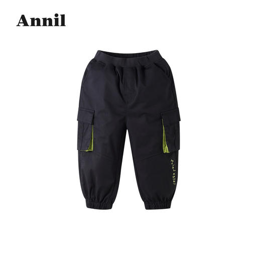 安奈儿男童全腰梭织单裤xb216542 商品图0