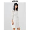 VIMAGE/纬漫纪春季新款洋气镂空显瘦收腰性感连衣裙女裙V1707313 商品缩略图3
