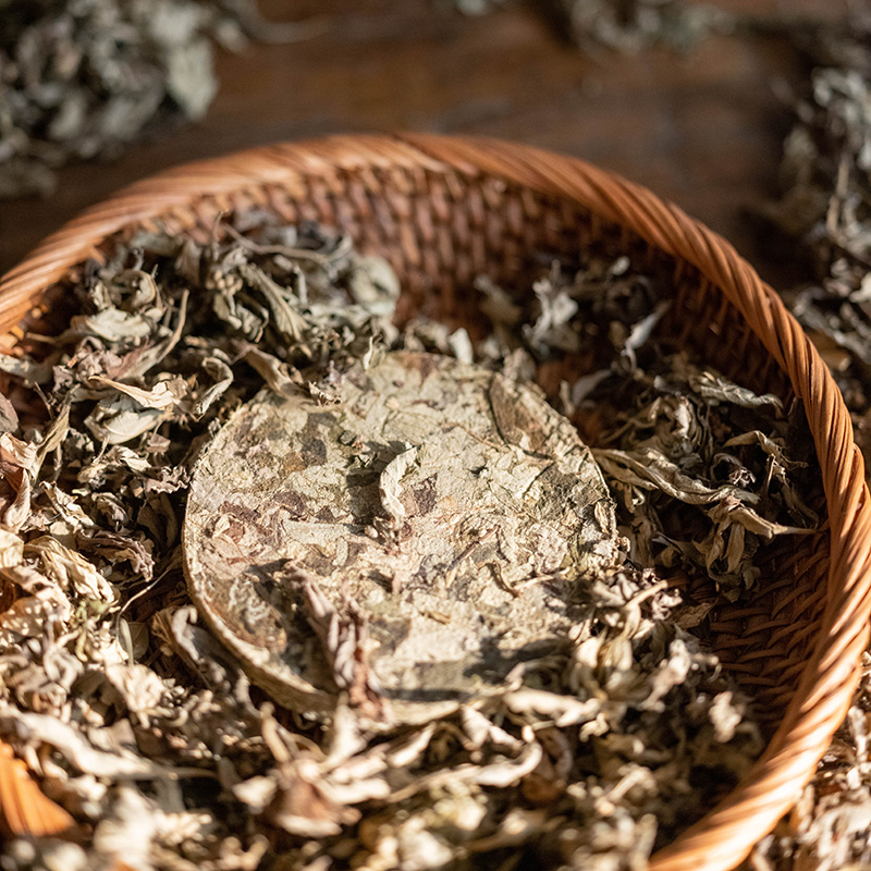 艾叶足浴饼｜纯艾草饼泡脚泡澡 10块/盒