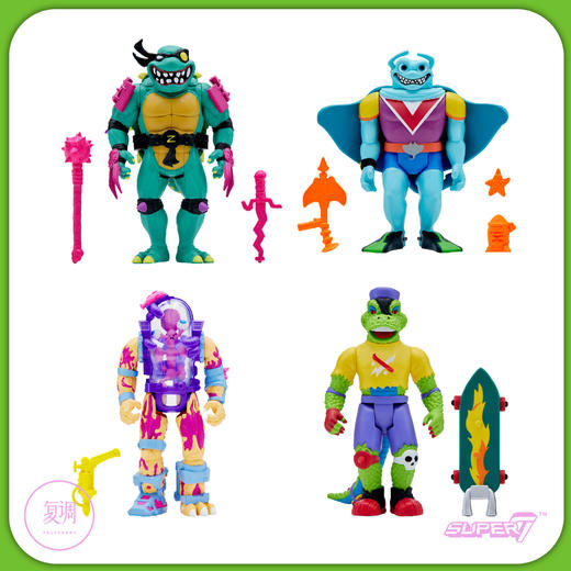 现货 Super7 忍者神龟 挂卡 系列4 潮流玩具 摆件 商品图11