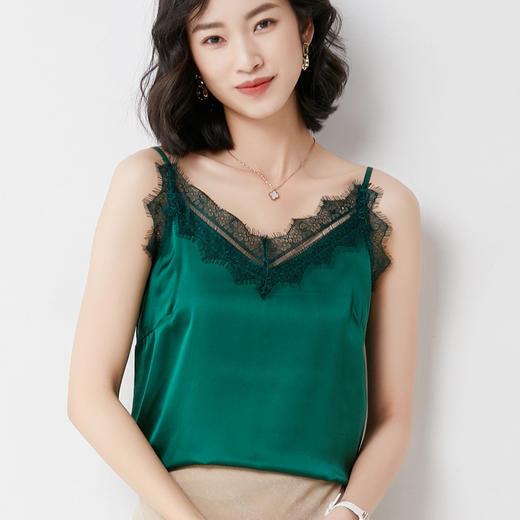 【醋酸缎面】2022夏季新款醋酸吊带背心 商品图5