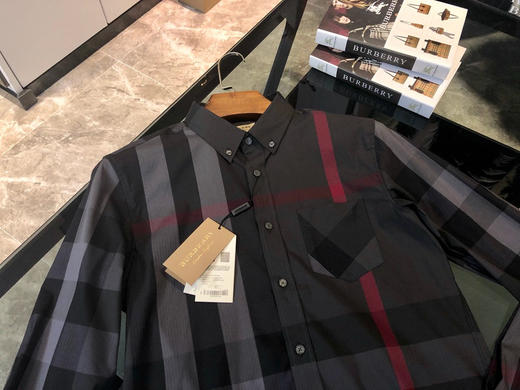 拼色格子衬衫。自己备注颜色 号码。驼色 红色 蓝色 深灰色 商品图6