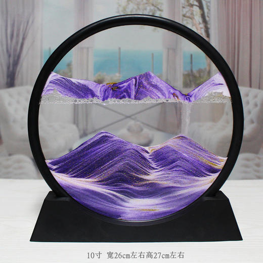 流沙画创意摆件沙漏液体解压男女生生日礼物艺术品桌面装饰品 商品图4