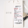 EITIE爱特爱春季新款黑色西装领时尚通勤显瘦网纱拼接短外套6603304 商品缩略图6