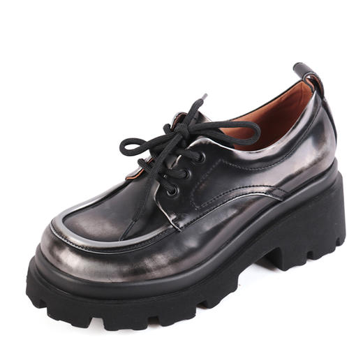 弗洛丹尼2022方头超轻厚底时尚女鞋 D225675 商品图1