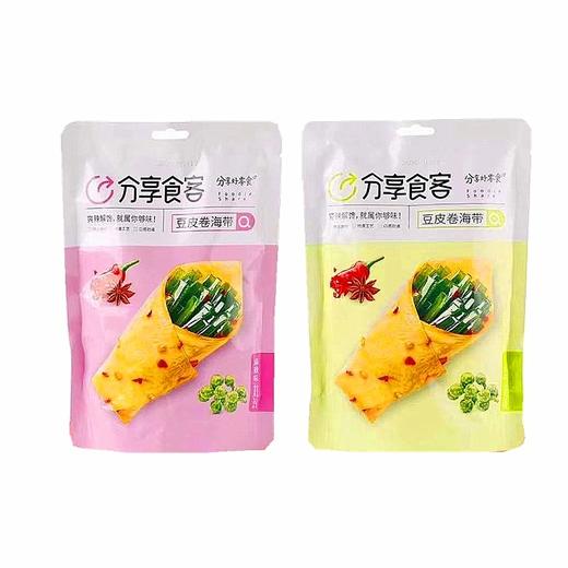 分享食客豆皮卷海带248g豆制品下酒菜独立装开袋即食 商品图2