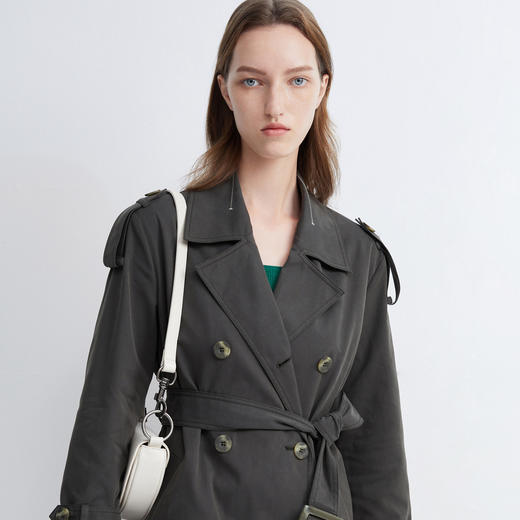 INSUN恩裳2022春季新款风衣9C32107010 商品图3