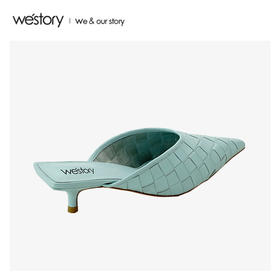 westory2020年夏新包头半拖鞋女外穿编织网红W20AH51931