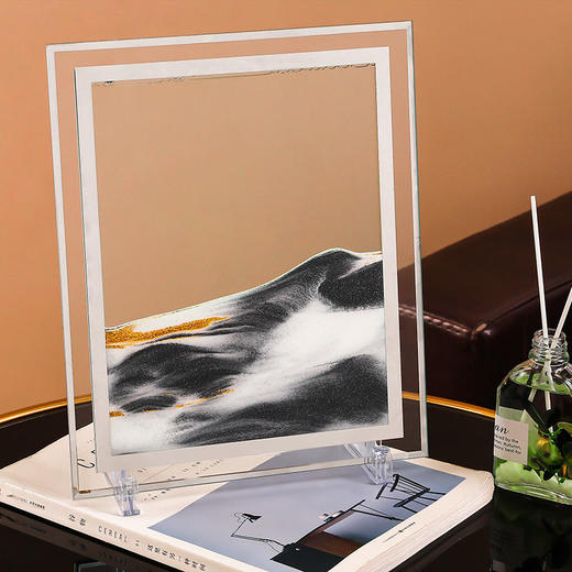 创意流沙画沙漏摆件液体解压艺术生日礼物男女生桌面装饰品 商品图6