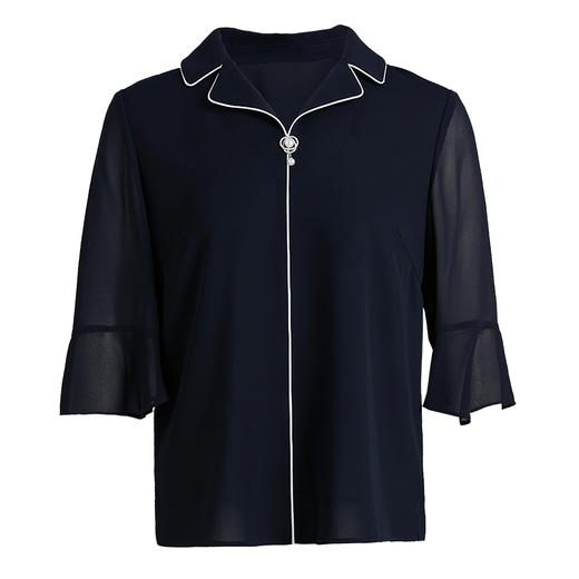 皮尔卡丹女装夏季新款简约通勤渐变色连衣裙P1206D1023L5
 商品图4