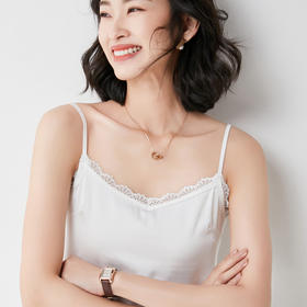 【醋酸缎面】2022夏季新款醋酸花边吊带