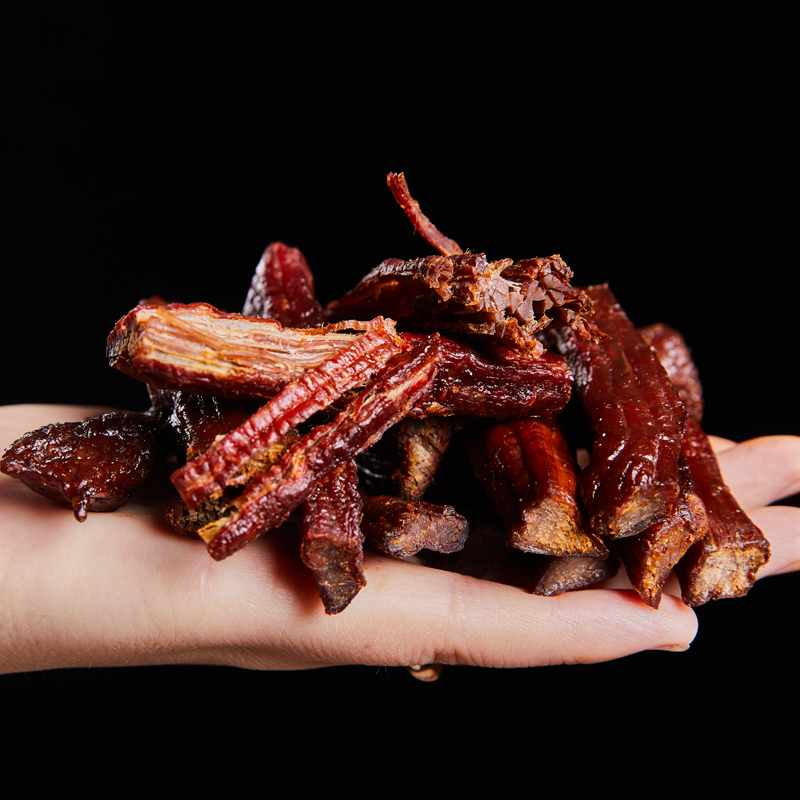 内蒙特产 犁捌苑碳烤原味牛肉干500克/1000克包邮