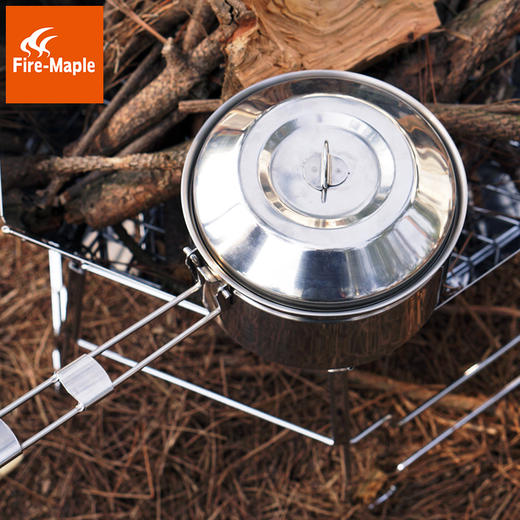 火枫 原野不锈钢锅 便携户外装备 商品图4