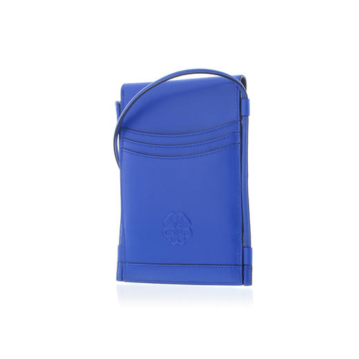 ALEXANDER MCQUEEN 亚历山大.麦昆 女士皮革单肩斜挎手机包单肩包 深蓝 666362 1YB49 4013 商品图2