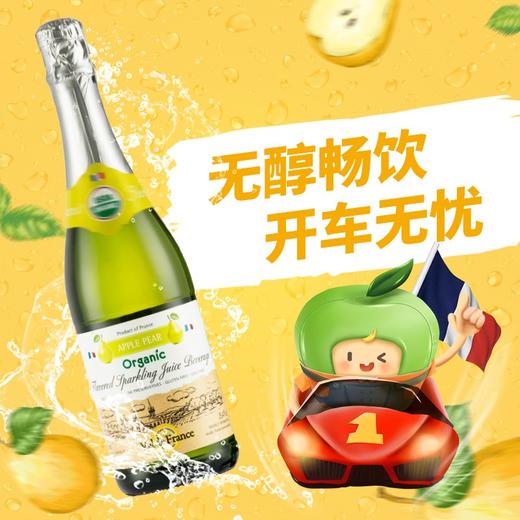 沃迪安含气香梨味苹果汁饮料750ml 商品图5