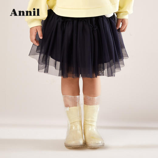 安奈儿女童全腰半裙xg213517 商品图0