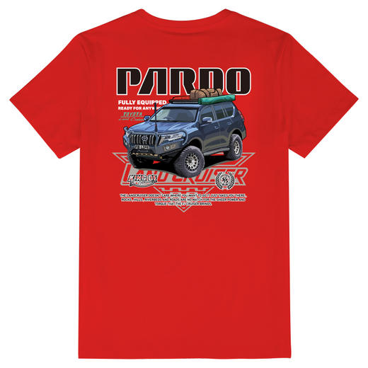 自由基地丰田pardo硬派越野车短袖T恤2022年春夏圆领休闲季打底衫 NMT-1801 商品图5