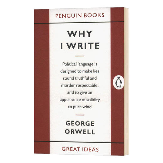 我为什么要写作 英文原版 Why I Write Penguin Great Ideas 乔治奥威尔 英文版进口原版英语书籍 商品图0