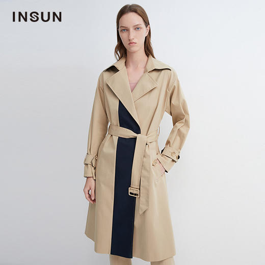 INSUN恩裳2022春季新品风衣(限量款)9C32107026 商品图2