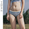 HSIA遐 内裤女撞色蕾丝性感春风十里纯棉裆底无痕亲肤中腰平角裤 商品缩略图0
