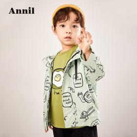 安奈儿男童风衣外套xb215544