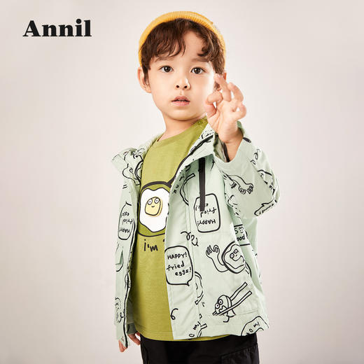安奈儿男童风衣外套xb215544 商品图0