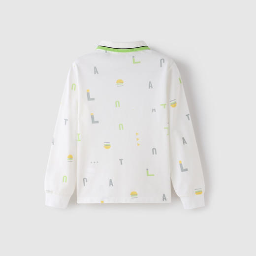 安奈儿男童翻领长袖针织衫ab211600 商品图1