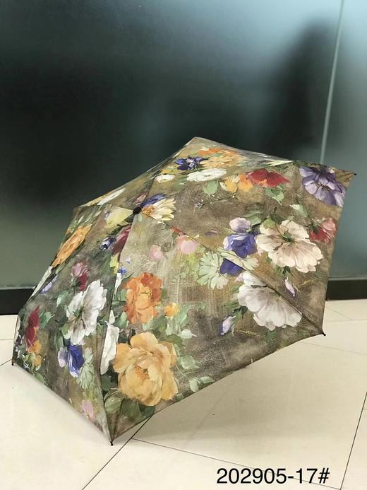 优品堂《如花如歌》五折超薄超轻防紫外线伞 商品图5