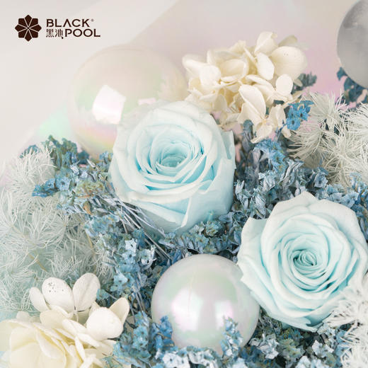 （限深圳罗湖、龙岗、龙华配送）【蓝色守护花】水晶草/水晶球/绣球/蓬莱松/亚克力片 商品图4