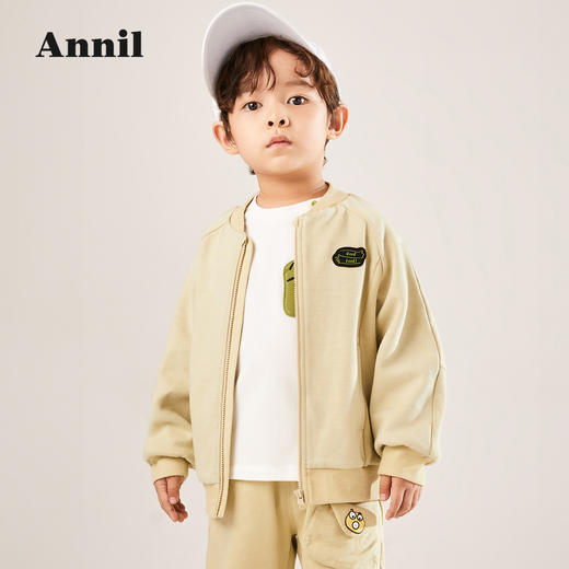 安奈儿男童SORONA针织外套xb215546 商品图0