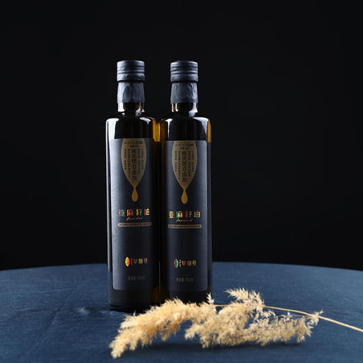 犁捌苑亚麻籽油500ml/瓶*2瓶礼盒 商品图3