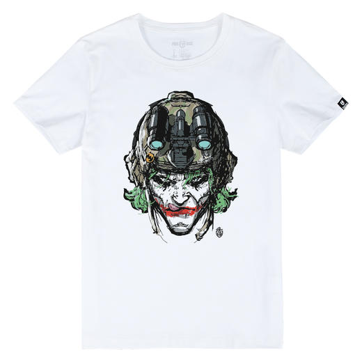 自由基地插画军风小丑图案印花设计military army战术系列潮流T恤 NMT-1800 商品图1