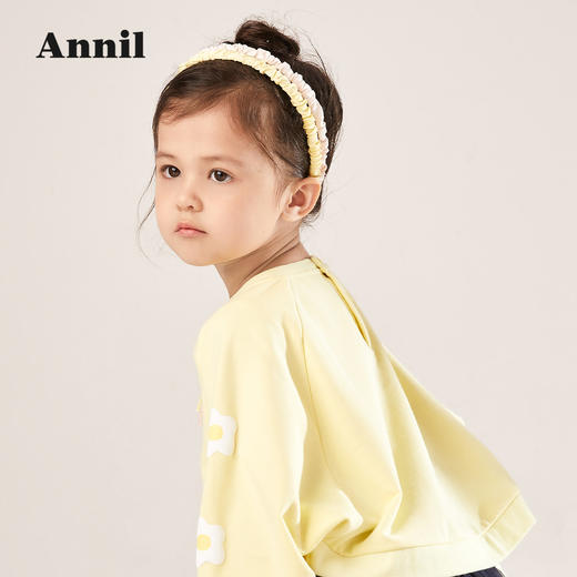 安奈儿女童圆领长袖卫衣两件套xg211520 商品图1