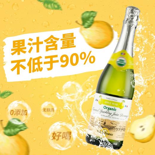 沃迪安含气香梨味苹果汁饮料750ml 商品图3