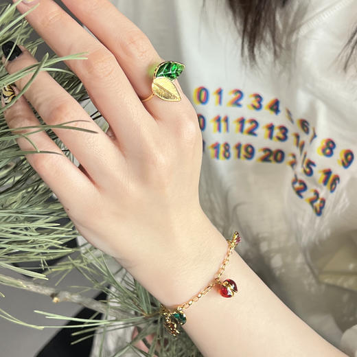 订购6个月到｜Gripoix Paris-Under the Palms-浅绿色 戒指 ［法国设计师］ 商品图5