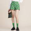 MIIDII谜底2022春新款高订款撞色提花合体短裤靴裤女221GK0038 商品缩略图0