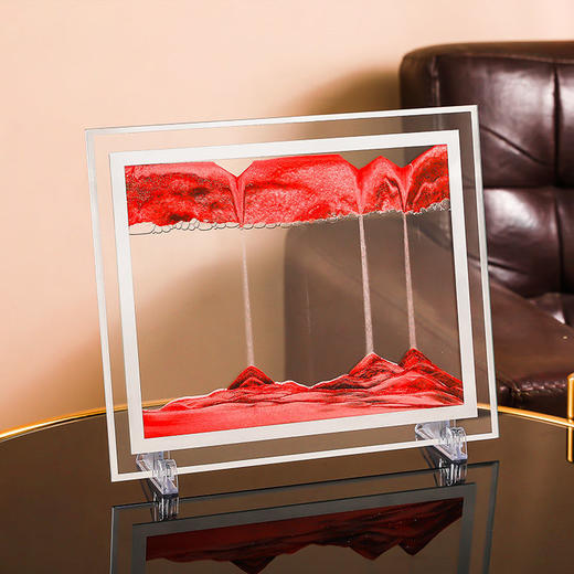 创意流沙画沙漏摆件液体解压艺术生日礼物男女生桌面装饰品 商品图7